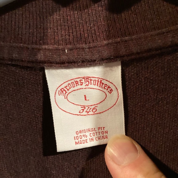 Brooks Brothers Burgundy Polo - Picture 3 of 3
